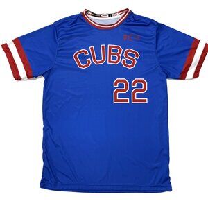 Champro Chicago Cubs Jersey Mens Large #22 Green Pullover‎ Baseball MLB Shirt